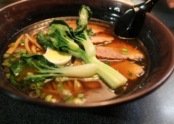 A bowl of shoyu ramen